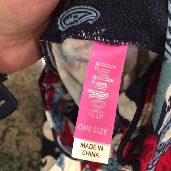 OS NWOT LuLaRoe Leggings A04 2785 - Picture 3 of 3